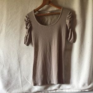 Derek Heart gray top with lace back. Size XL fit M